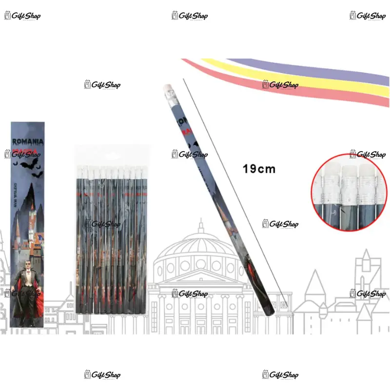 Dracula romania, creion suvenir